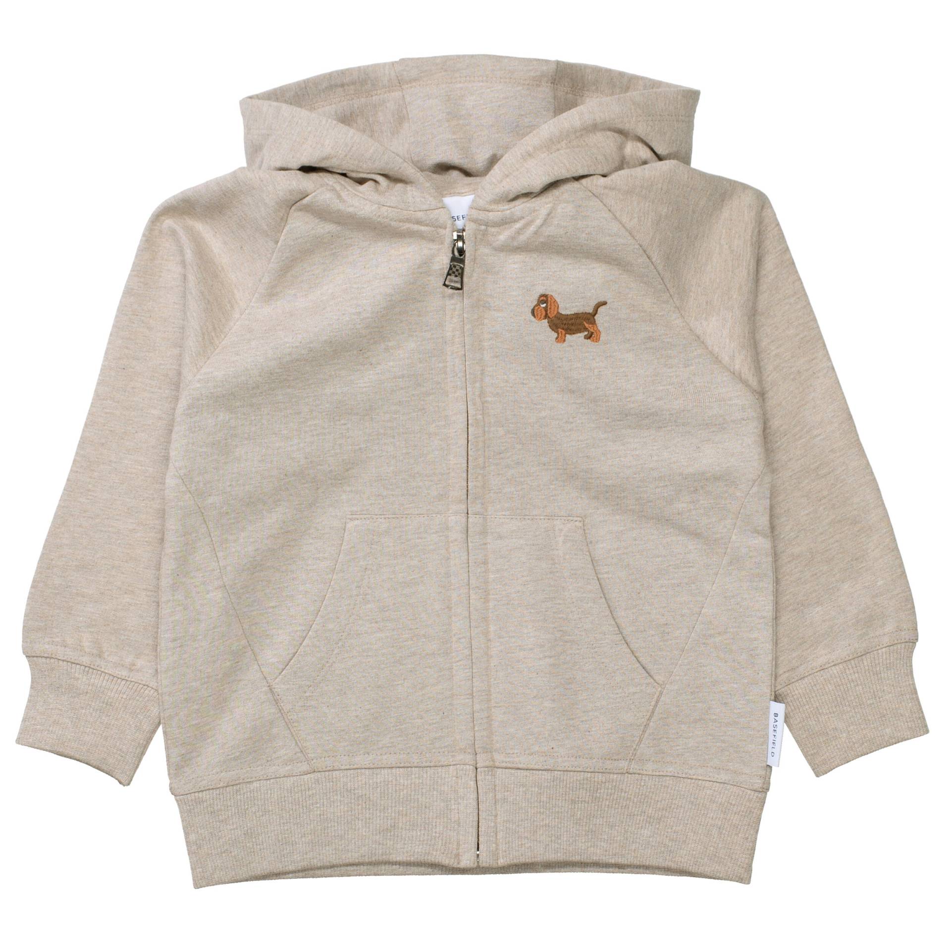 BASEFIELD - Kn.-Sweatjacke hazel mel. von BASEFIELD