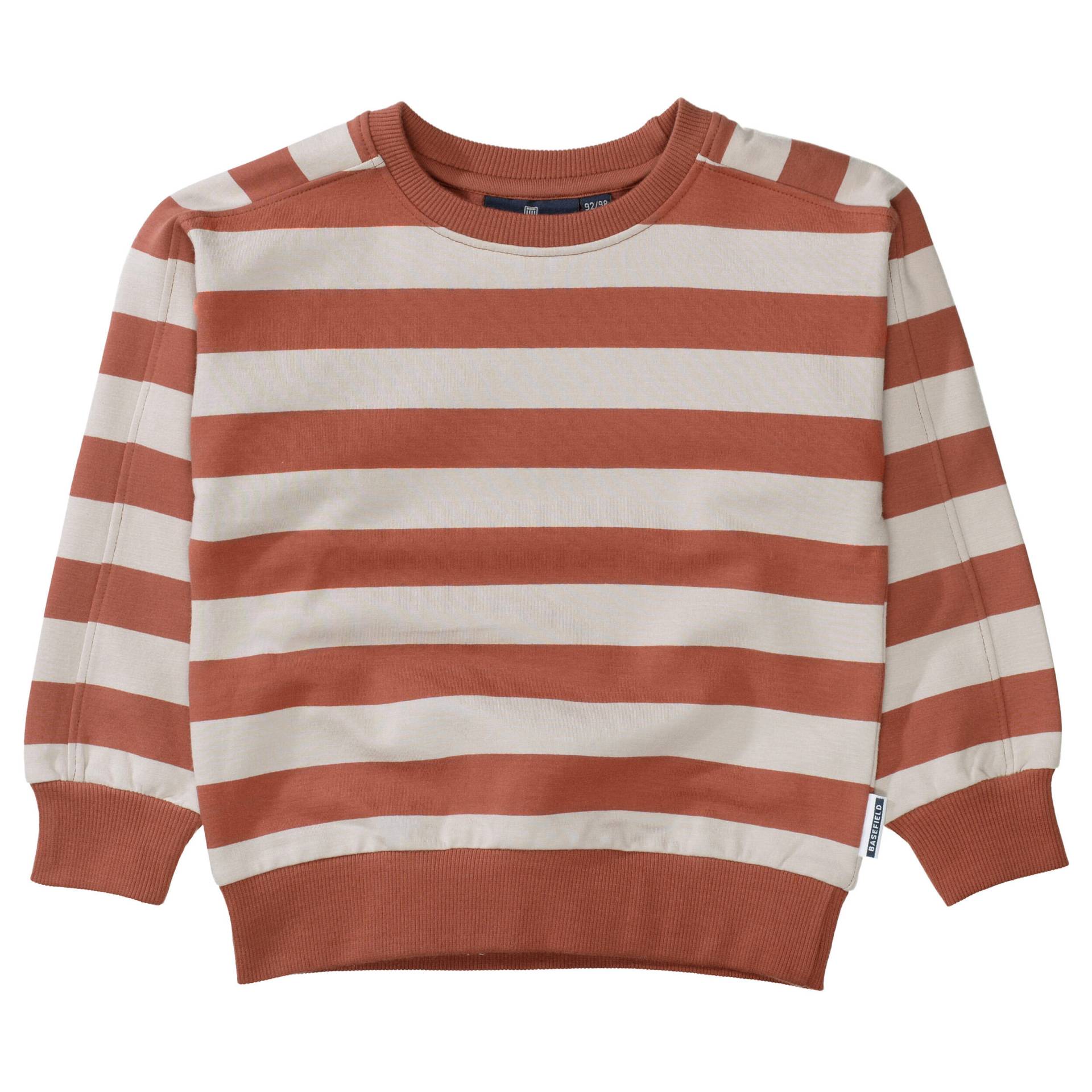 BASEFIELD - Kn.-Sweatshirt, Oversized rust mel. str. von BASEFIELD