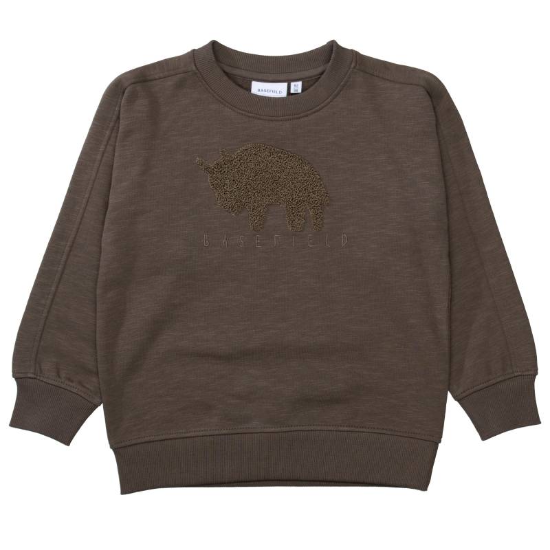 BASEFIELD - Kn.-Sweatshirt dark brown von BASEFIELD