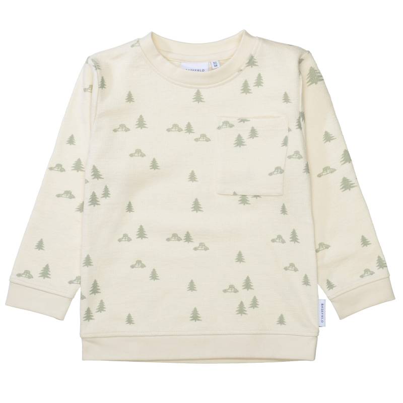 BASEFIELD - Kn.-Sweatshirt eggshell aop von BASEFIELD