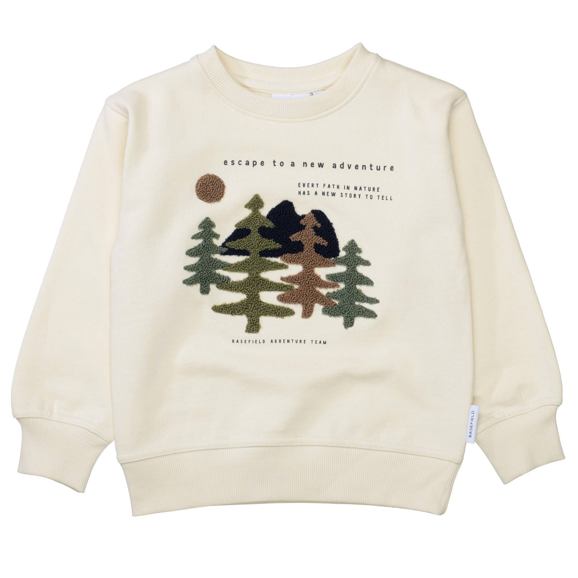 BASEFIELD - Kn.-Sweatshirt eggshell von BASEFIELD