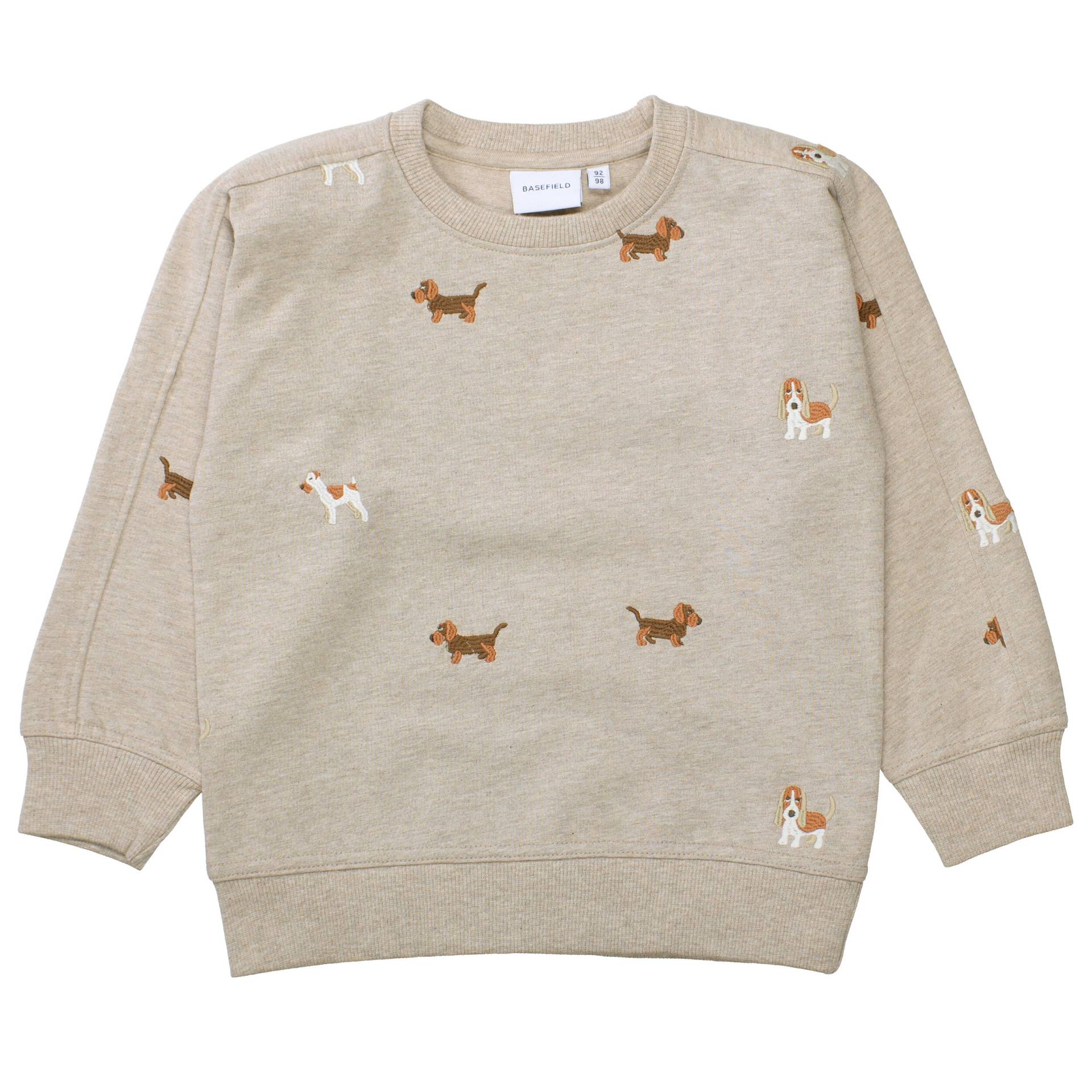 BASEFIELD - Kn.-Sweatshirt hazel mel. aop von BASEFIELD