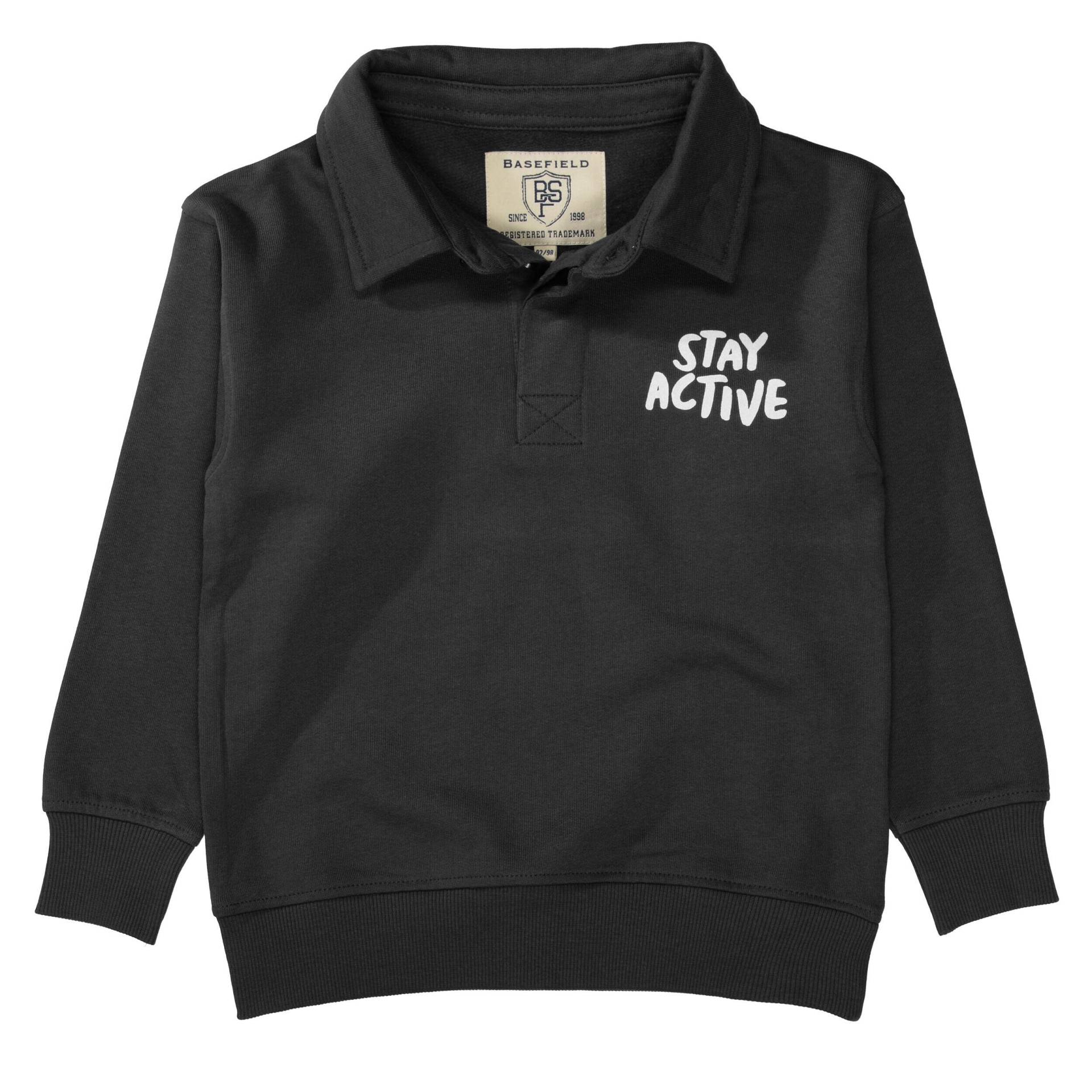 BASEFIELD - Kn.-Sweatshirt oversized dark grey von BASEFIELD