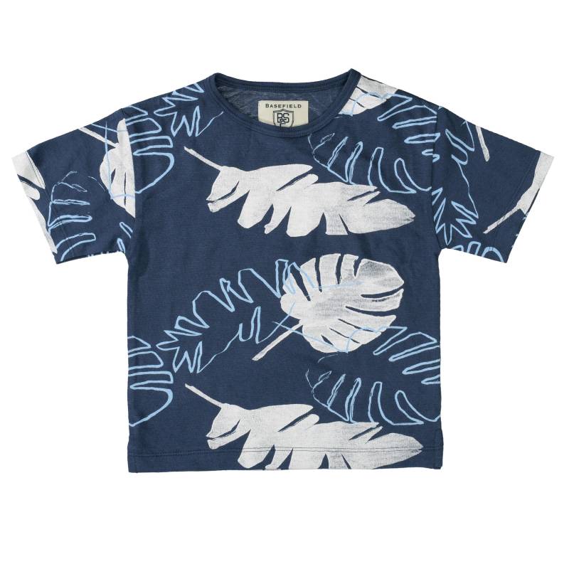 BASEFIELD - Kn.-T-Shirt, Oversized dark marine aop von BASEFIELD