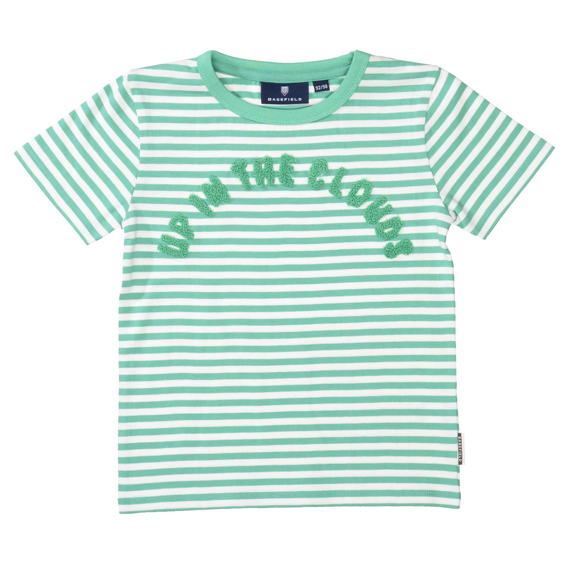 BASEFIELD - Kn.-T-Shirt apple green str. von BASEFIELD