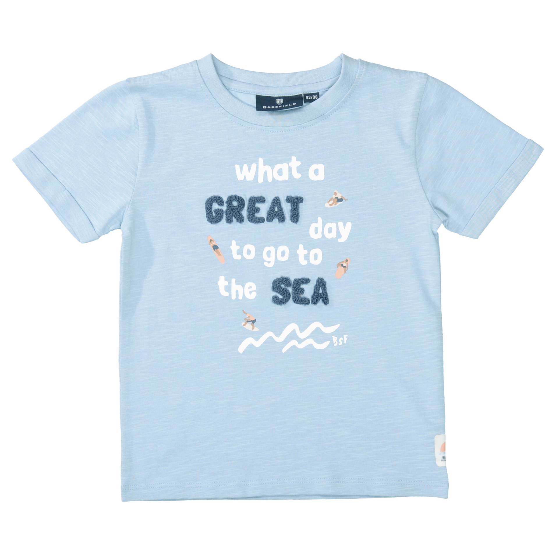 BASEFIELD - Kn.-T-Shirt cloud blue von BASEFIELD
