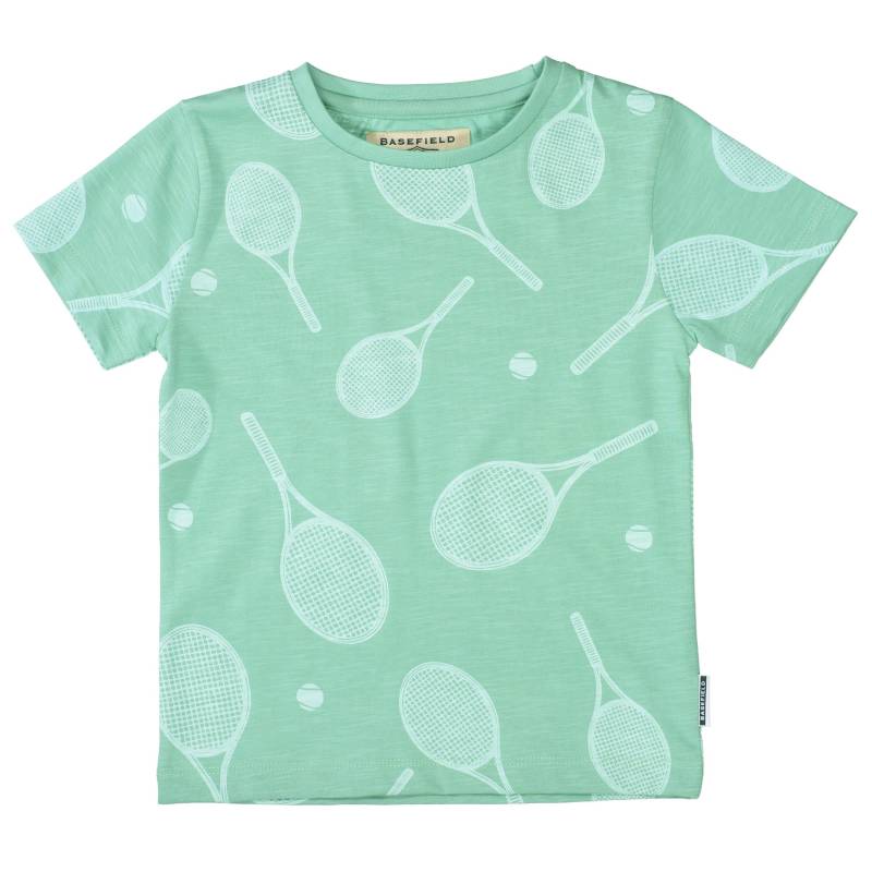 BASEFIELD - Kn.-T-Shirt grass green aop von BASEFIELD