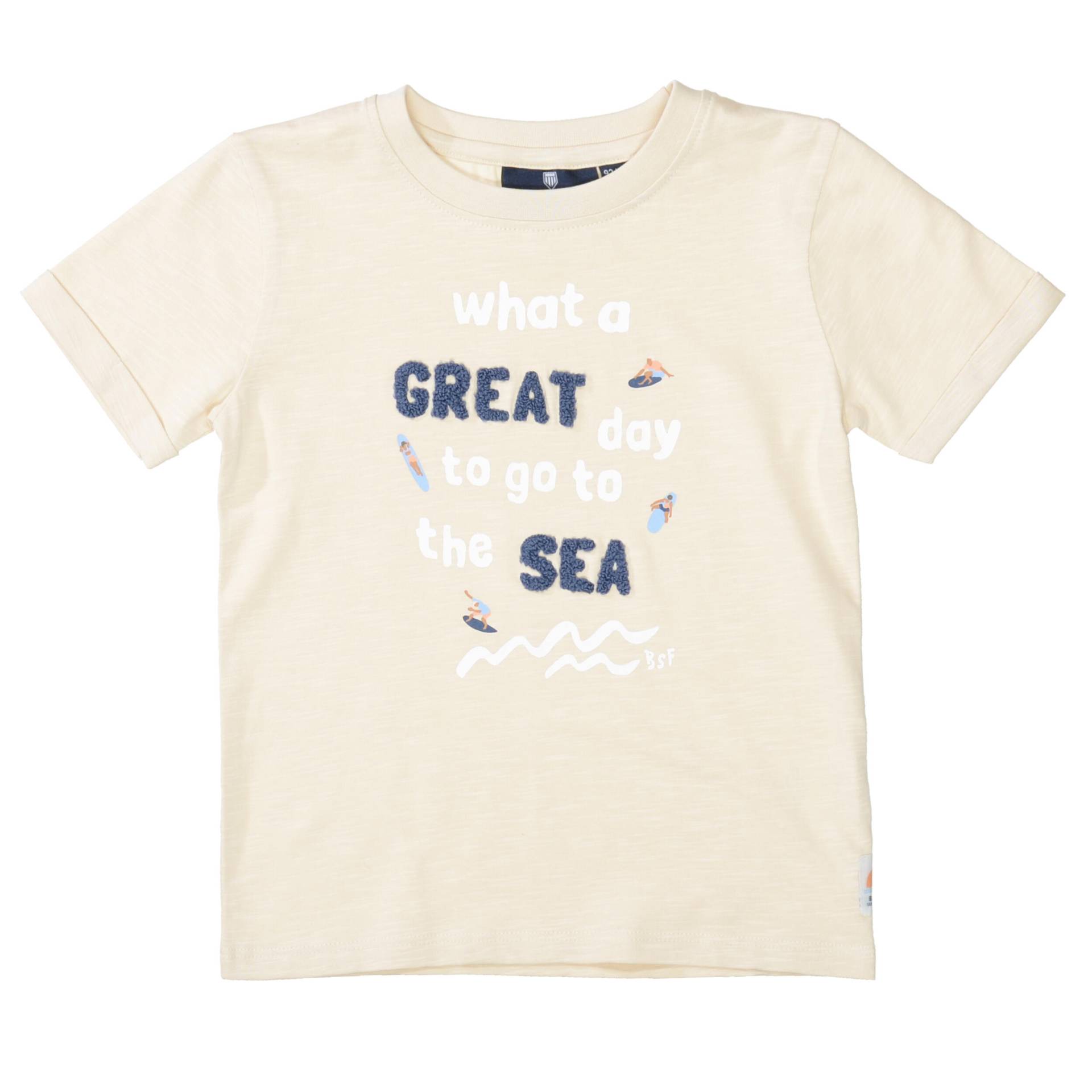 BASEFIELD - Kn.-T-Shirt light sand von BASEFIELD