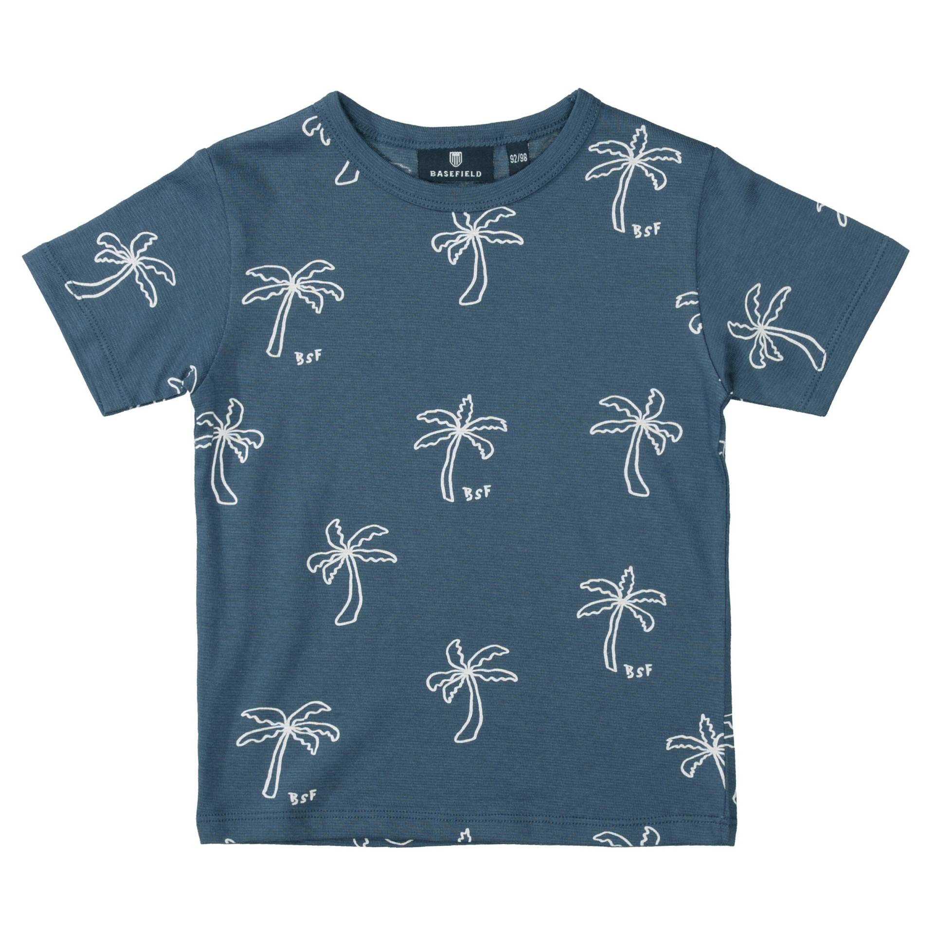BASEFIELD - Kn.-T-Shirt night blue aop von BASEFIELD
