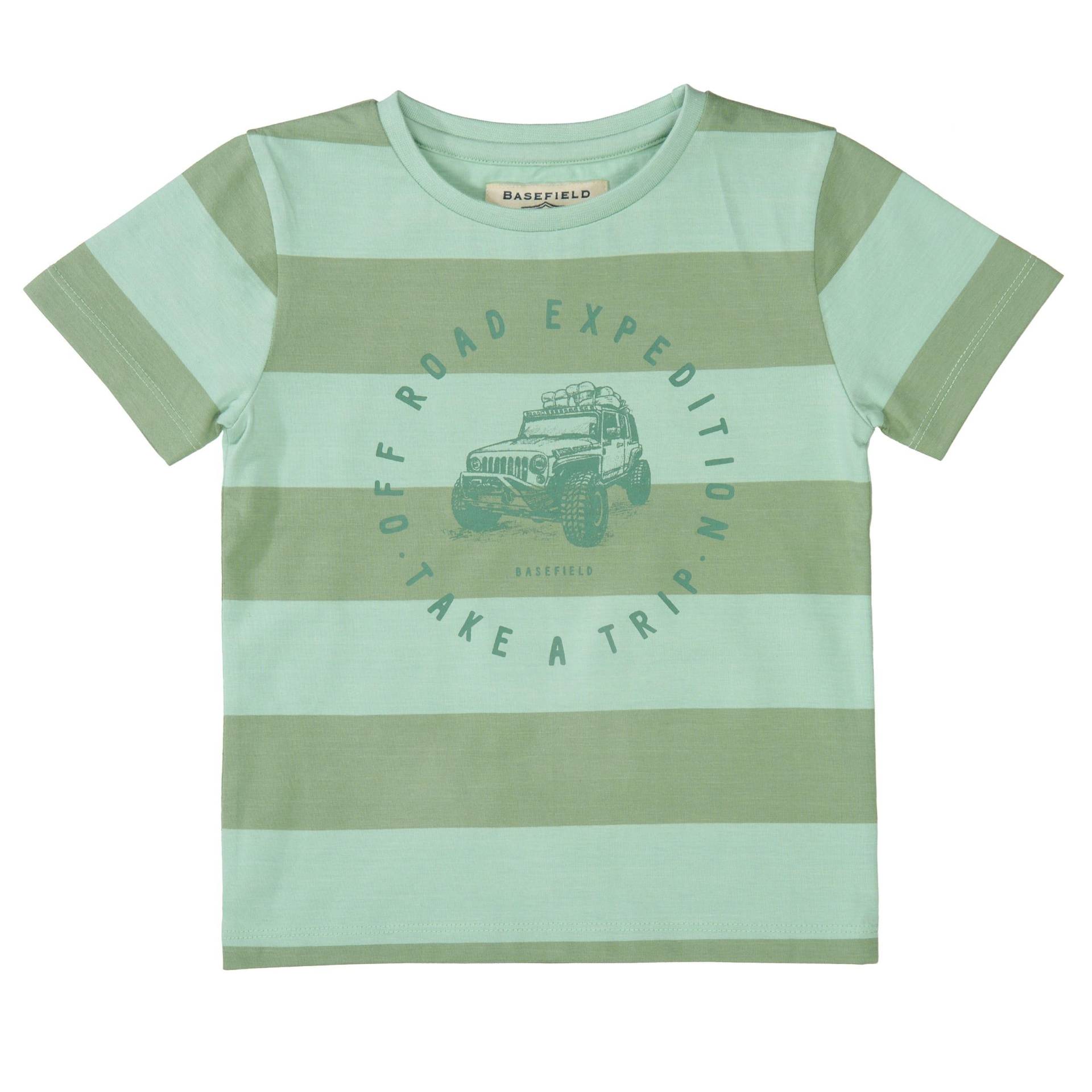 BASEFIELD - Kn.-T-Shirt soft mint str. von BASEFIELD