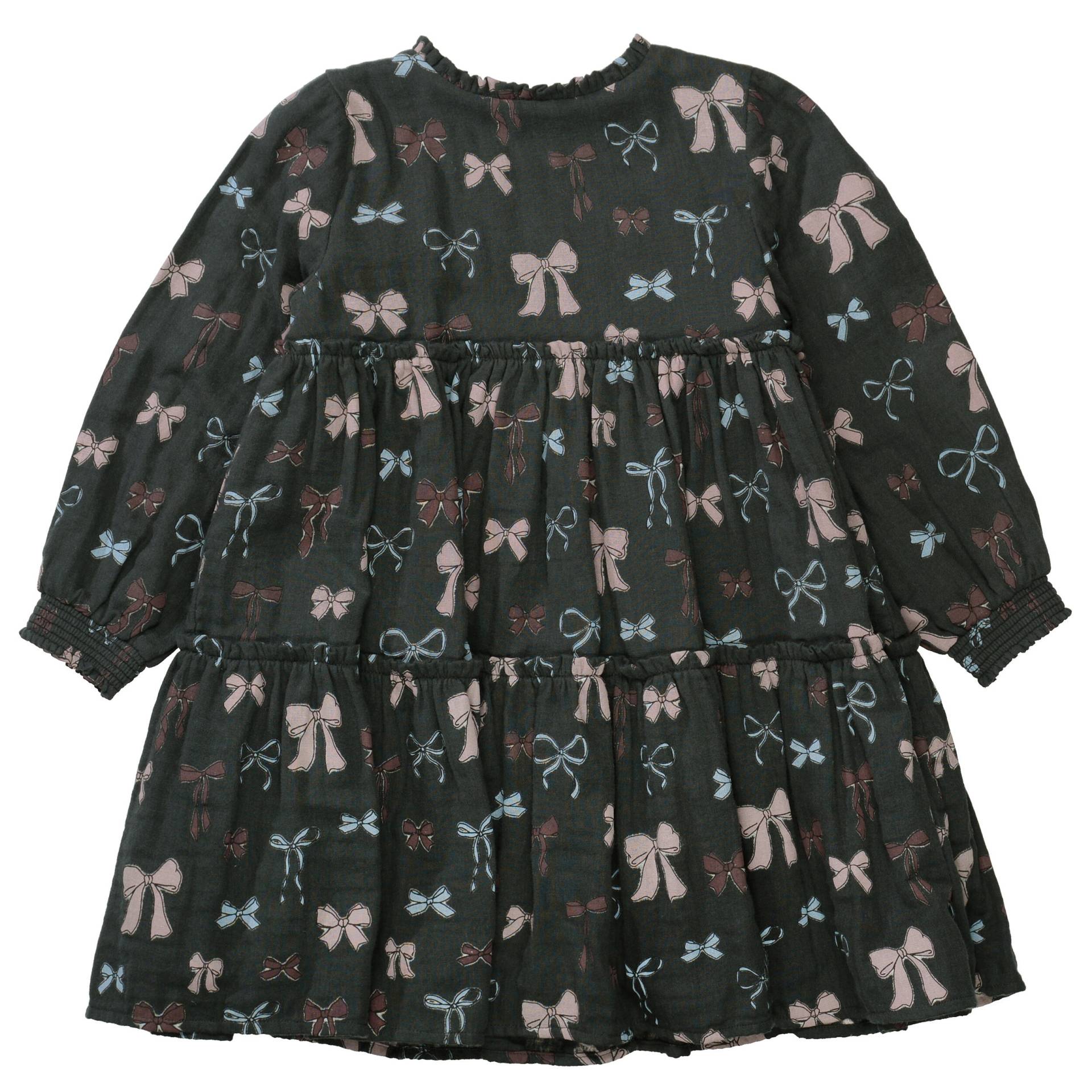 BASEFIELD - Md.-Kleid dark graphite aop von BASEFIELD