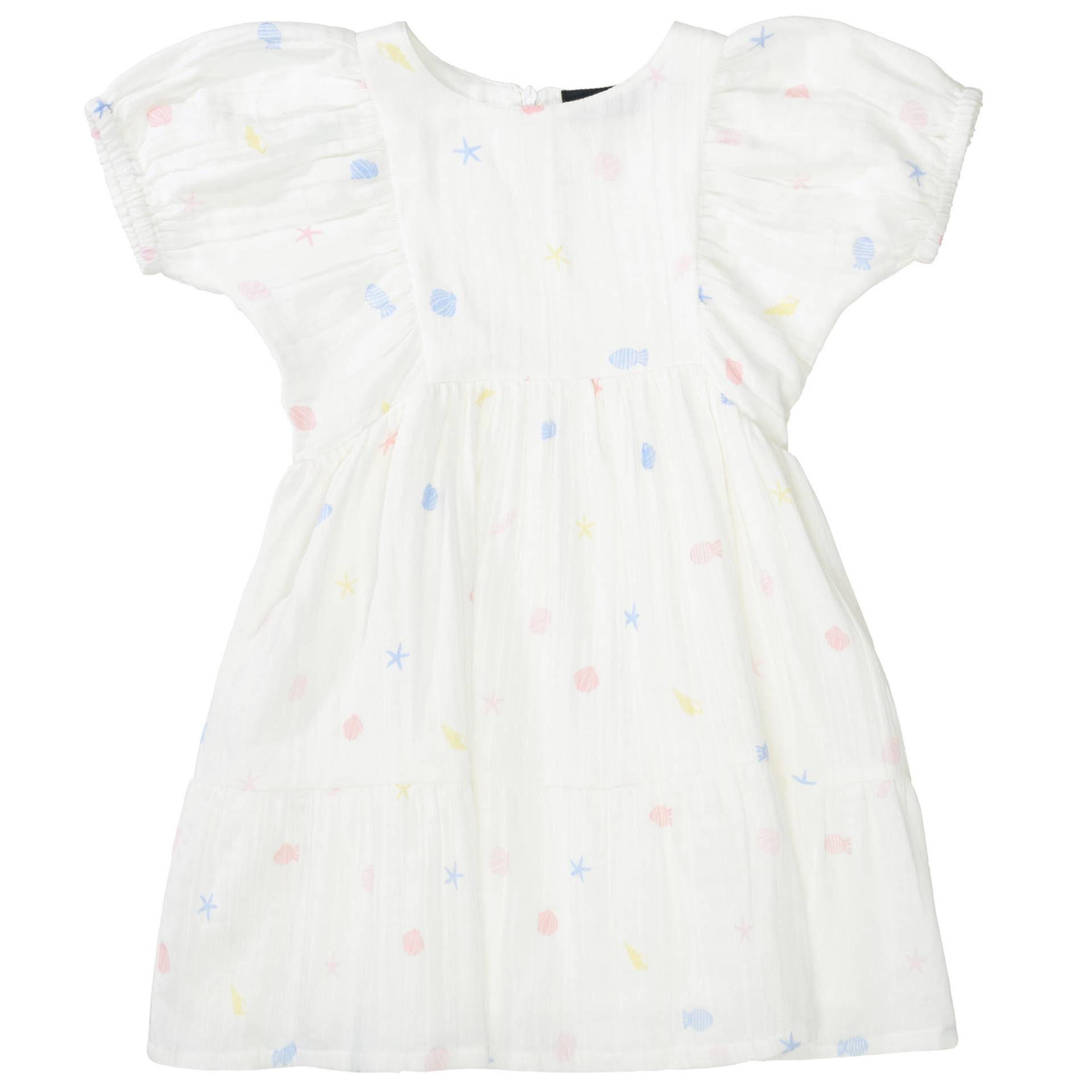 BASEFIELD - Md.-Kleid ivory aop von BASEFIELD