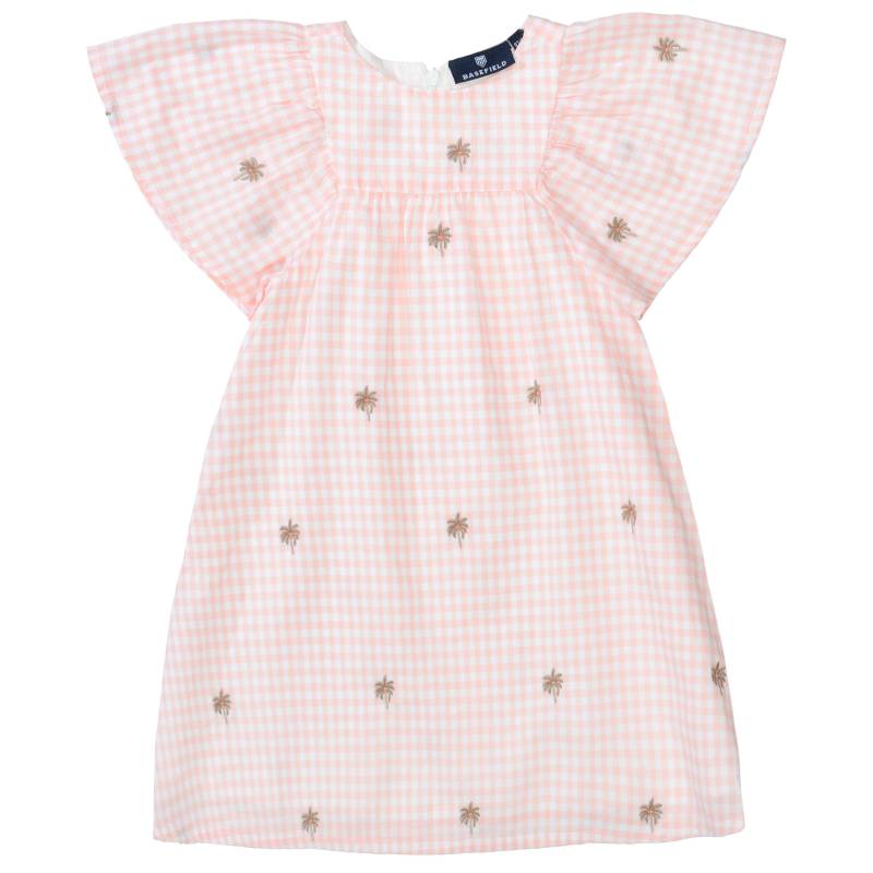 BASEFIELD - Md.-Kleid peach check von BASEFIELD