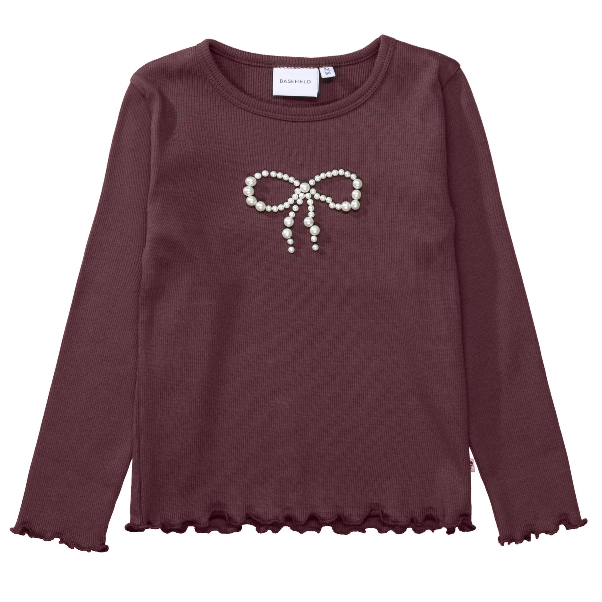 BASEFIELD - Md.-RIB Shirt red grape von BASEFIELD