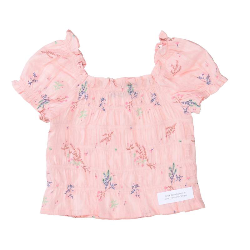 BASEFIELD - Md.-Smok Bluse pearl rose aop von BASEFIELD
