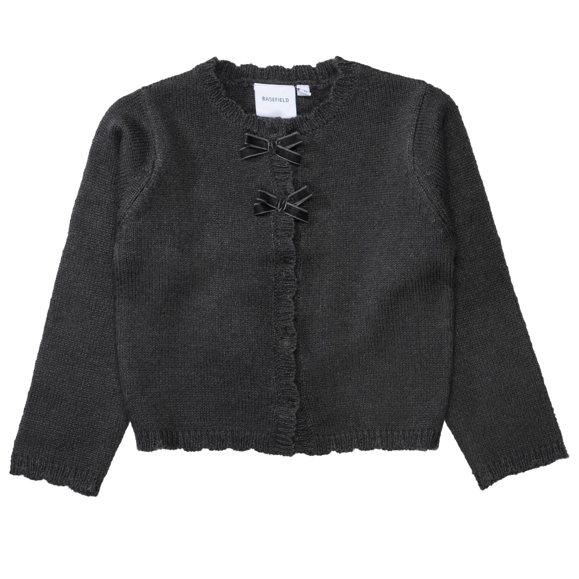 BASEFIELD - Md.-Strickjacke dark graphite mel. von BASEFIELD