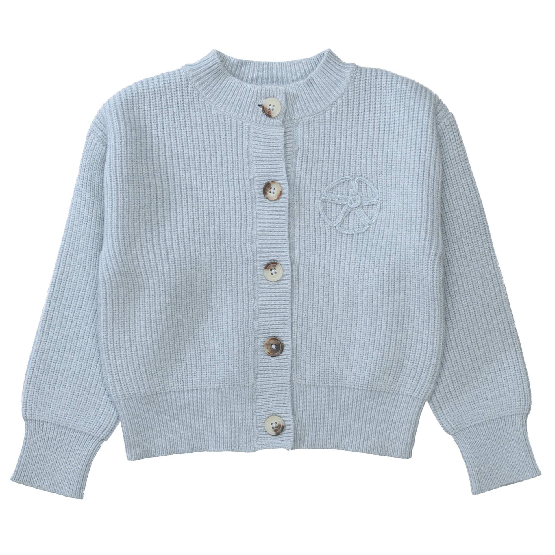 BASEFIELD - Md.-Strickjacke soft blue von BASEFIELD