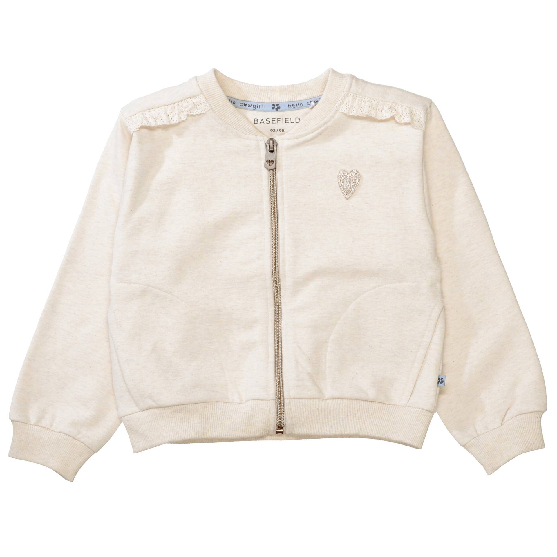 BASEFIELD - Md.-Sweatjacke birch melange von BASEFIELD