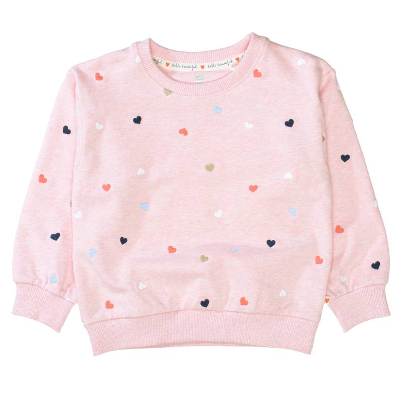 BASEFIELD - Md.-Sweatshirt pearl rose mel. aop von BASEFIELD