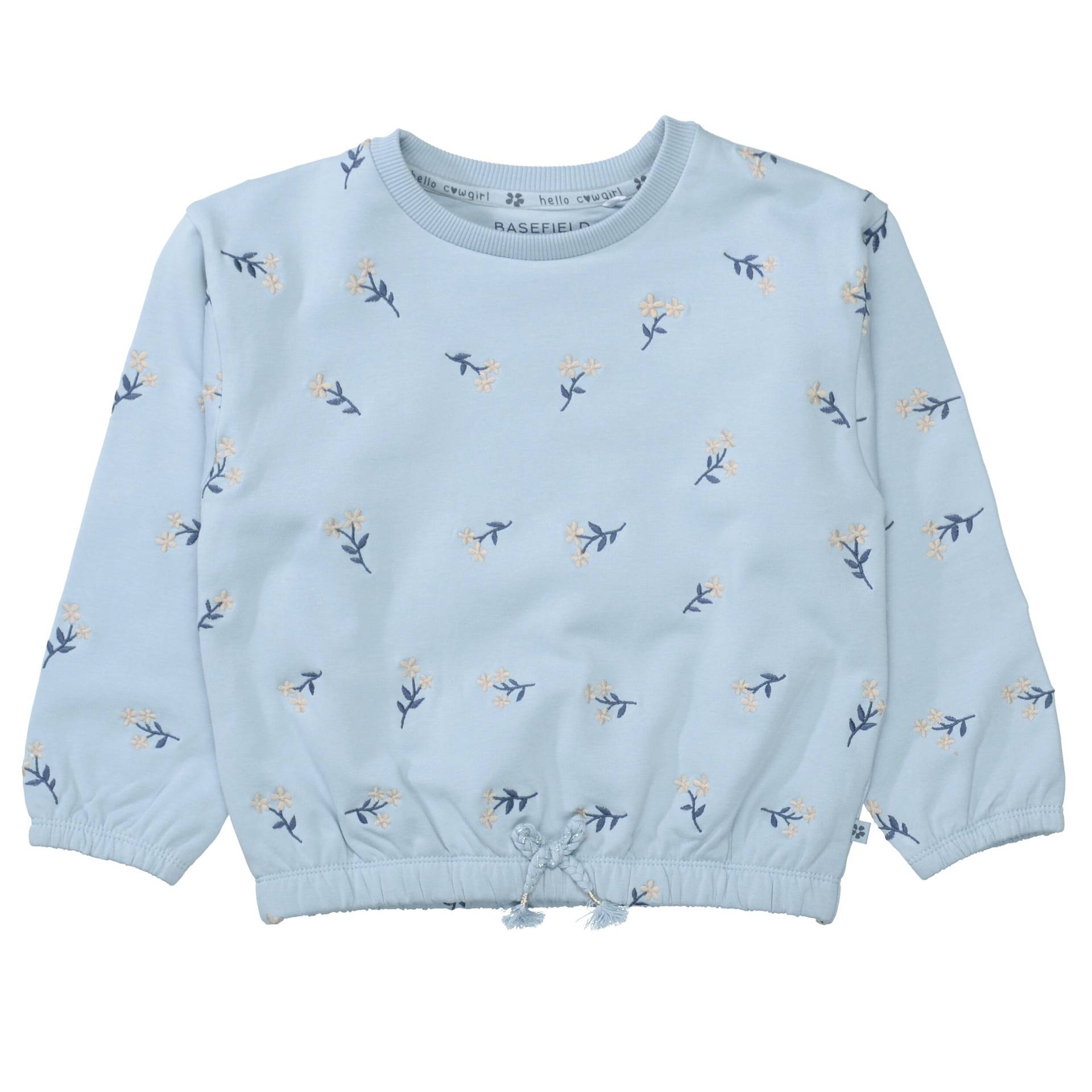 BASEFIELD - Md.-Sweatshirt soft blue aop von BASEFIELD
