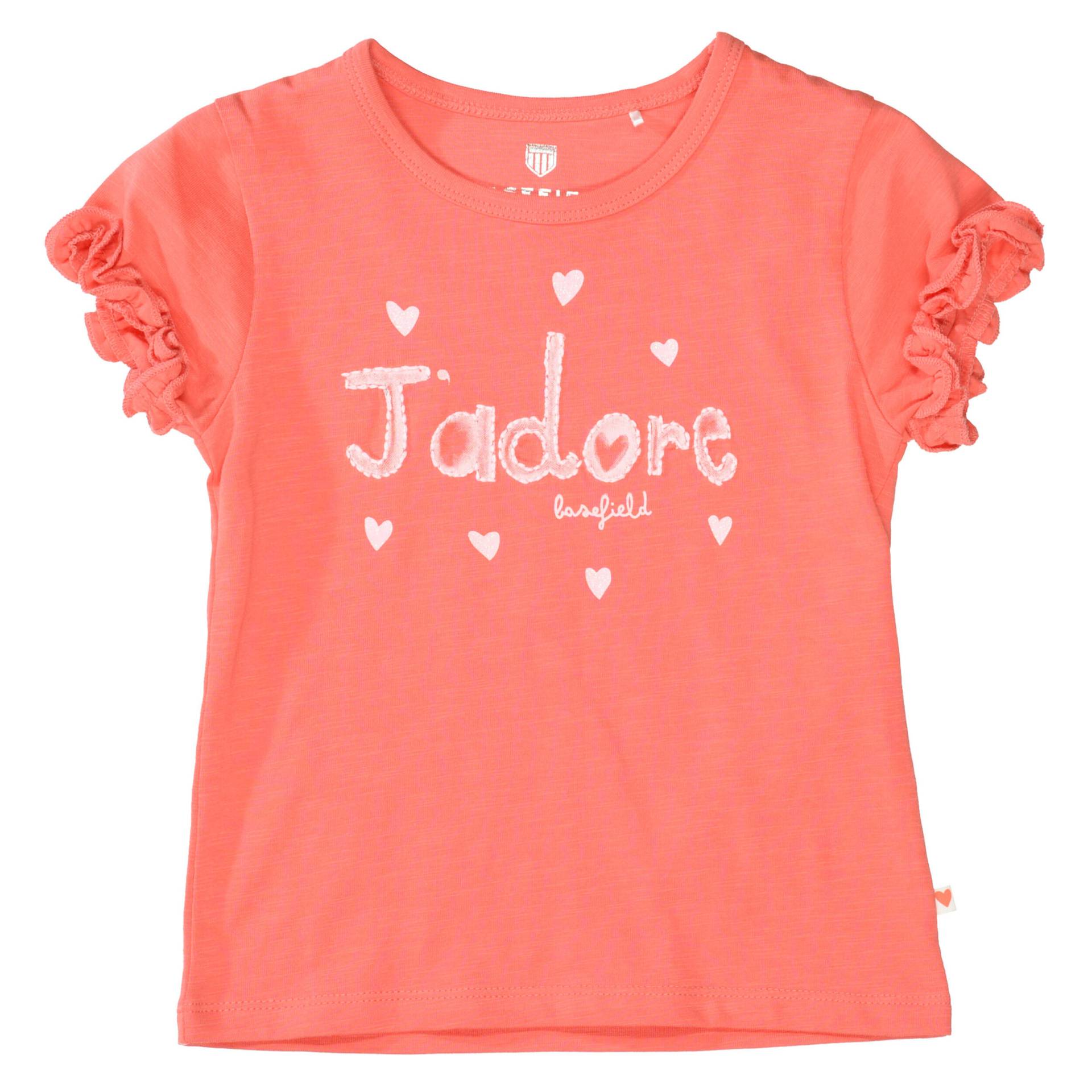 BASEFIELD - Md.-T-Shirt coral red von BASEFIELD