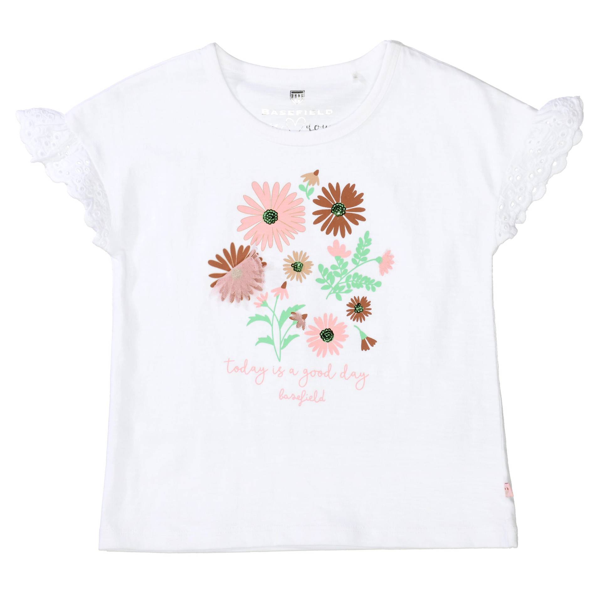 BASEFIELD - Md.-T-Shirt soft white von BASEFIELD