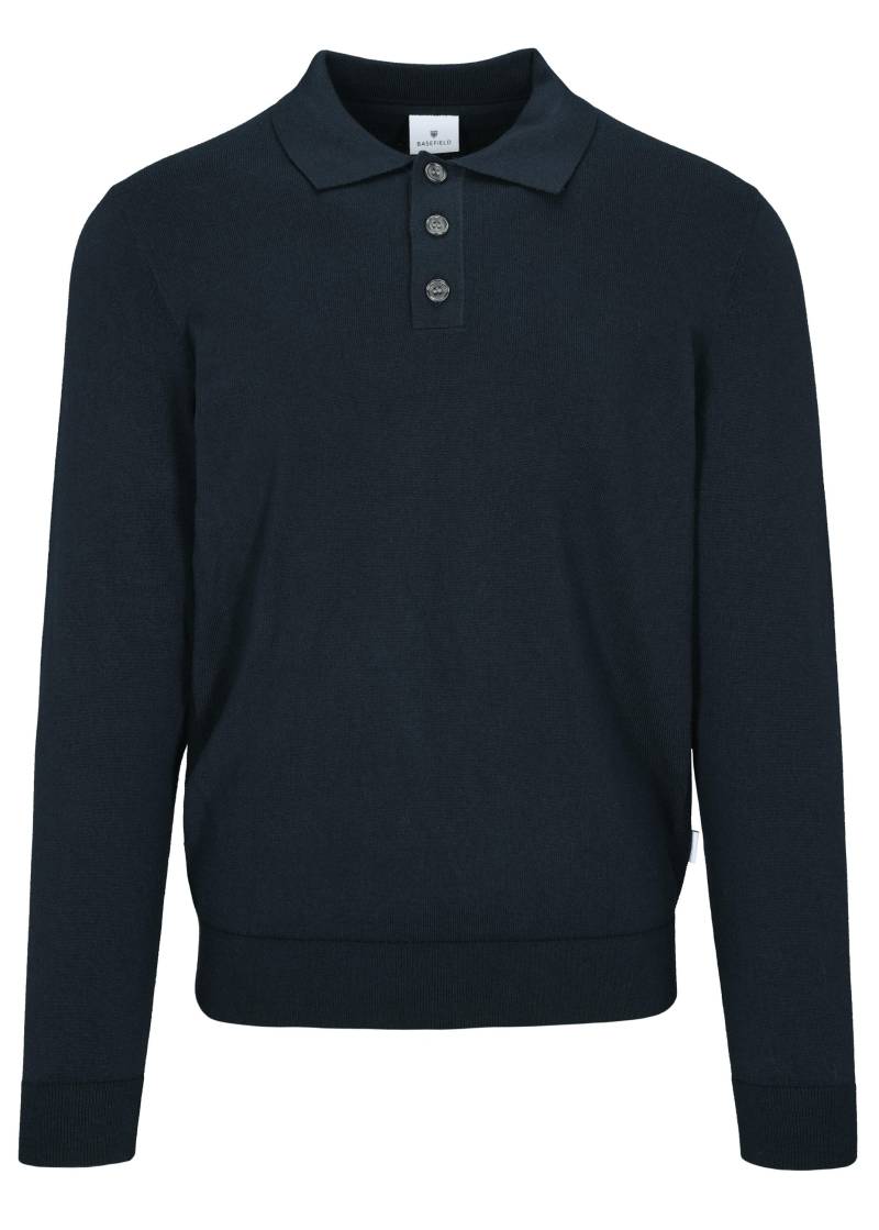BASEFIELD - NOS Polo Pullover night blue - Gr. - XL von BASEFIELD