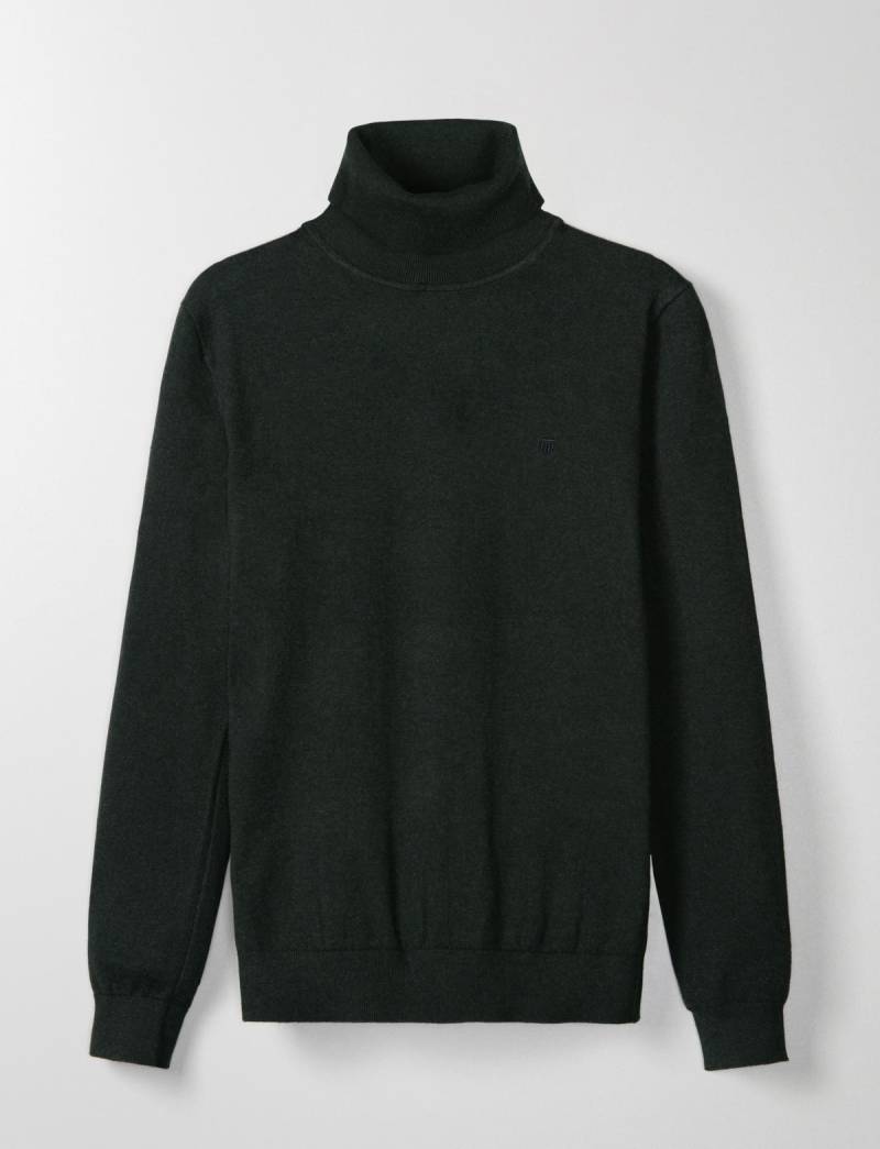 BASEFIELD - NOS Rollkragen Pullover pine grove melange - Gr. - XXL von BASEFIELD