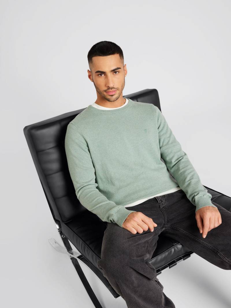 BASEFIELD - NOS Rundhals Pullover dusty green melange - Gr. - XXL von BASEFIELD