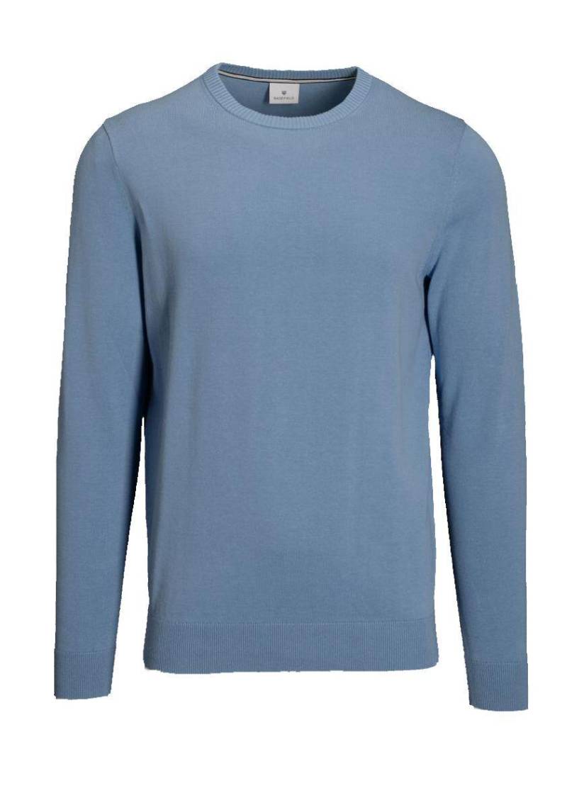 BASEFIELD - NOS Rundhals Pullover horizon - Gr. - 3XL von BASEFIELD