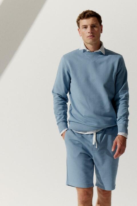 BASEFIELD - NOS Rundhals Sweatshirt blue dust - Gr. - XL von BASEFIELD