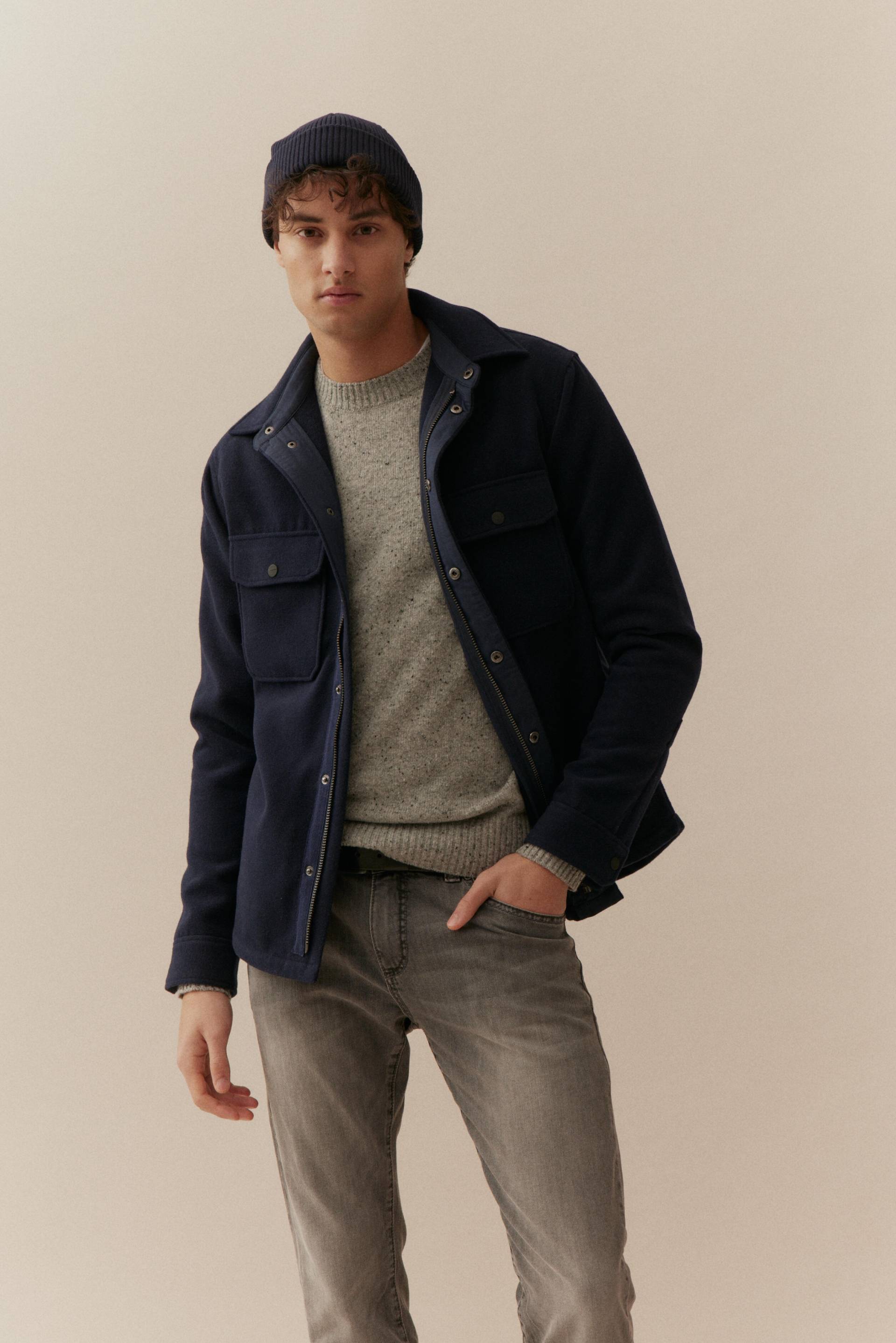 BASEFIELD - Overshirt night blue - Gr. - XXL von BASEFIELD