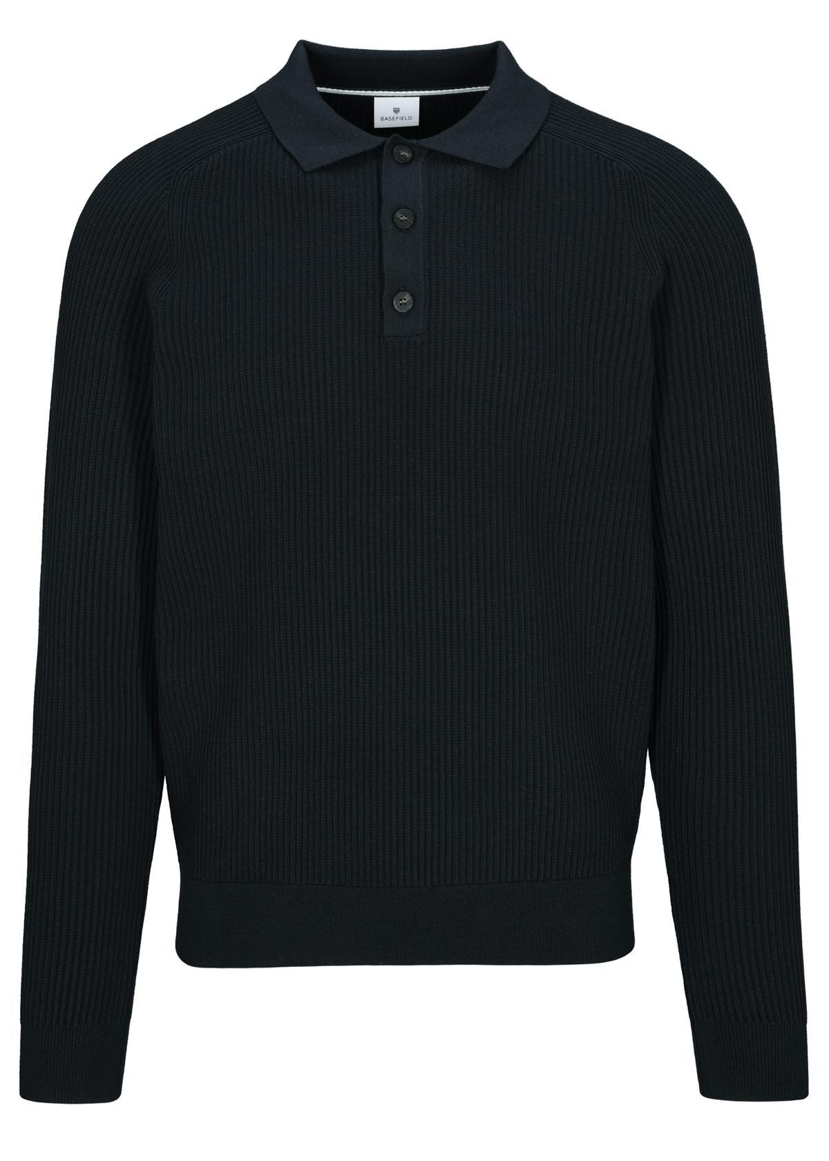 BASEFIELD - Polo Pullover night blue - Gr. - XXL von BASEFIELD