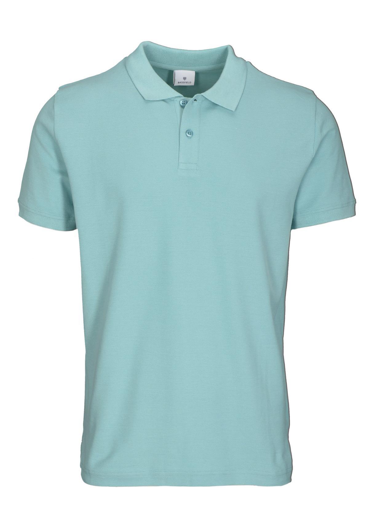 BASEFIELD - Polo Shirt 1/2 Arm sea green - Gr. - 3XL von BASEFIELD