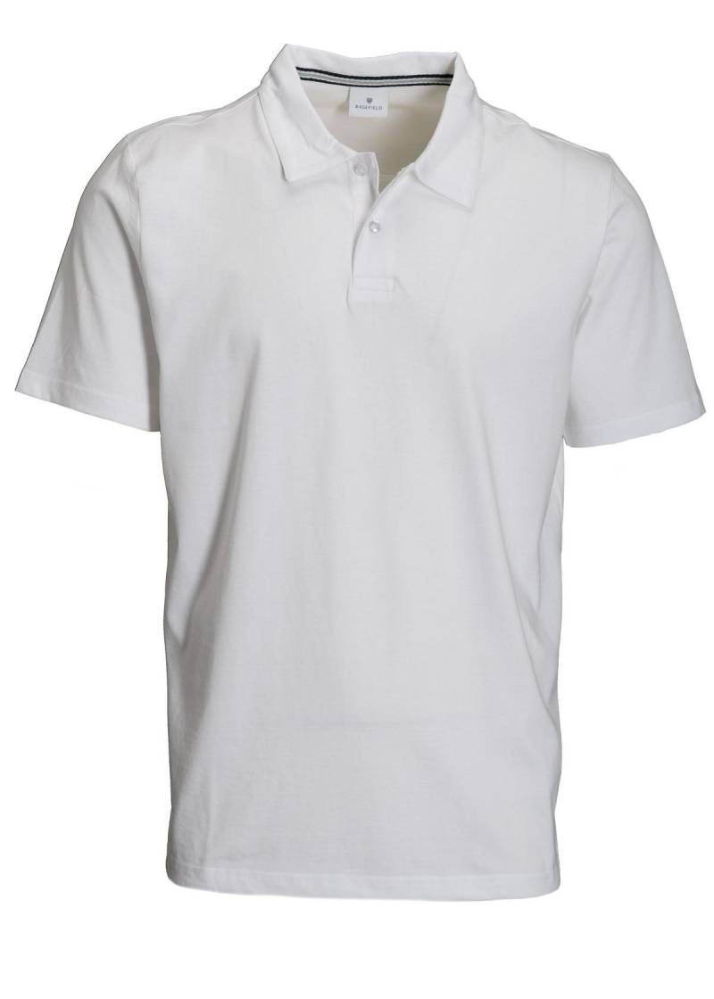 BASEFIELD - Polo Shirt 1/2 Arm white - Gr. - XL von BASEFIELD