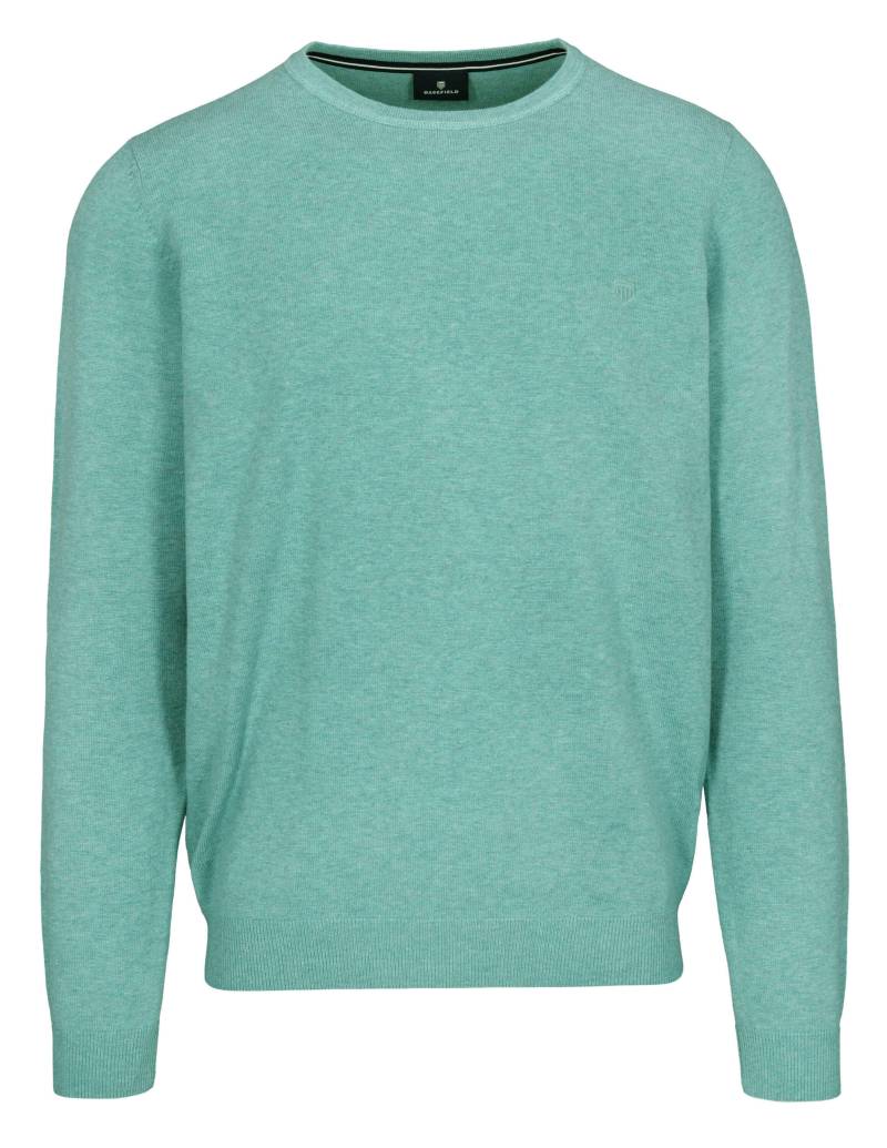 BASEFIELD - Rdh.-Pullover frosty green mel. - Gr. - 3XL von BASEFIELD