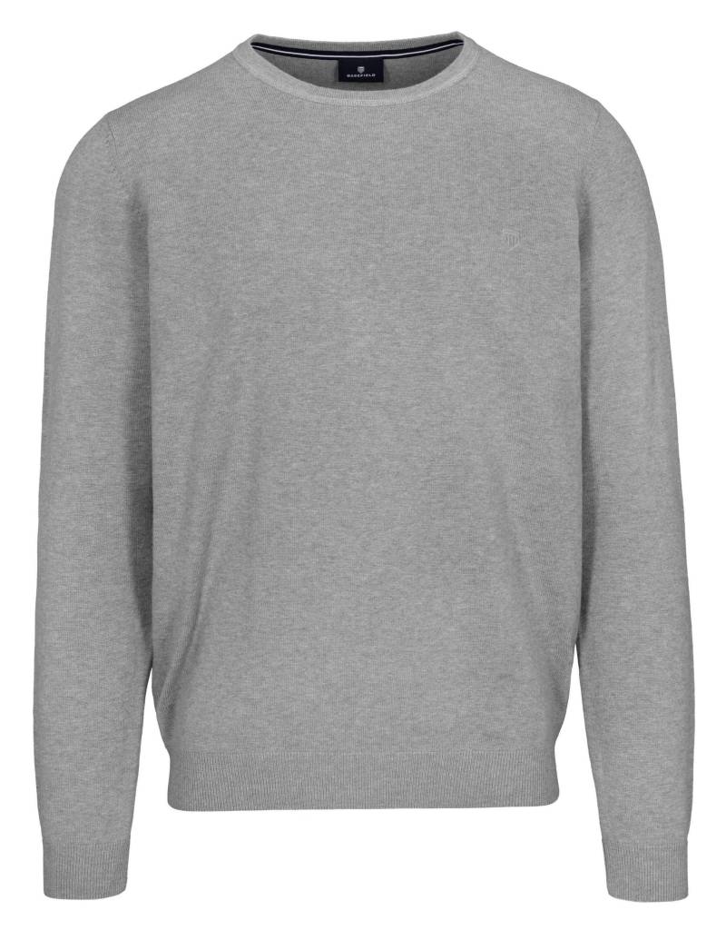 BASEFIELD - Rdh.-Pullover grey mel. - Gr. - M von BASEFIELD
