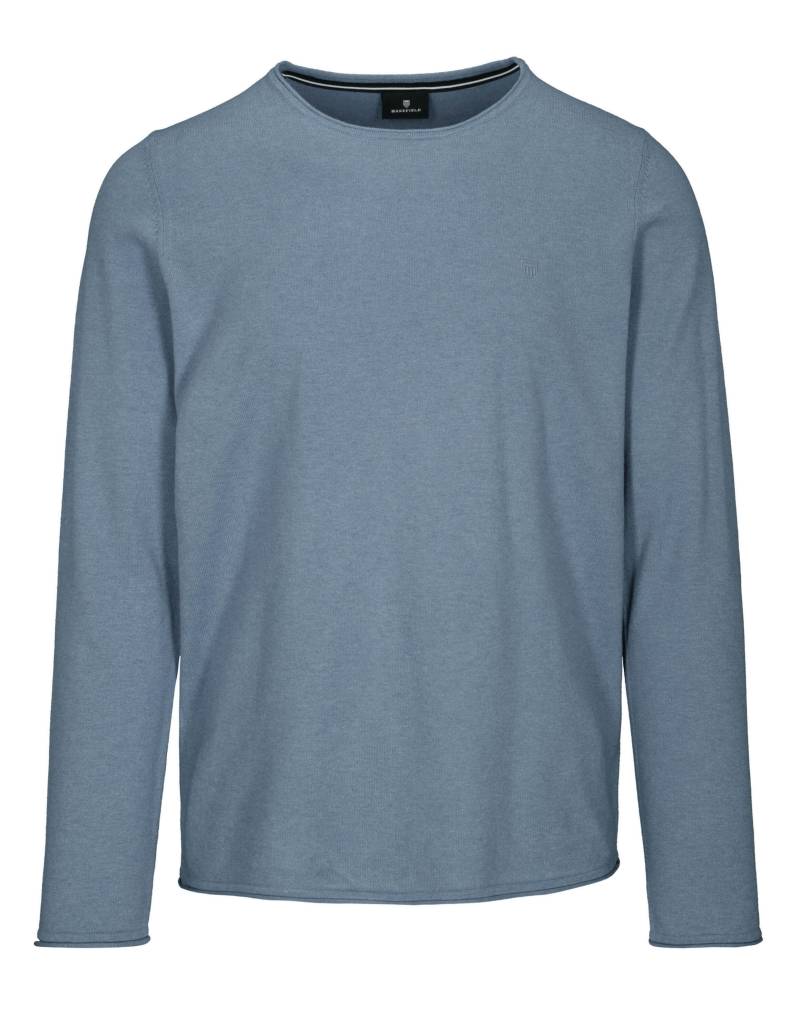 BASEFIELD - Rdh.-Pullover mit Rollkante summer night mel. - Gr. - L von BASEFIELD