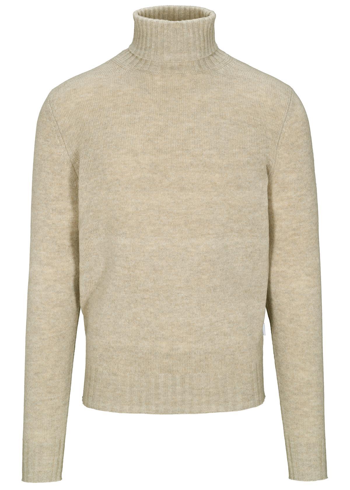 BASEFIELD - Rollkragen Pullover beige mel. - Gr. - XXL von BASEFIELD
