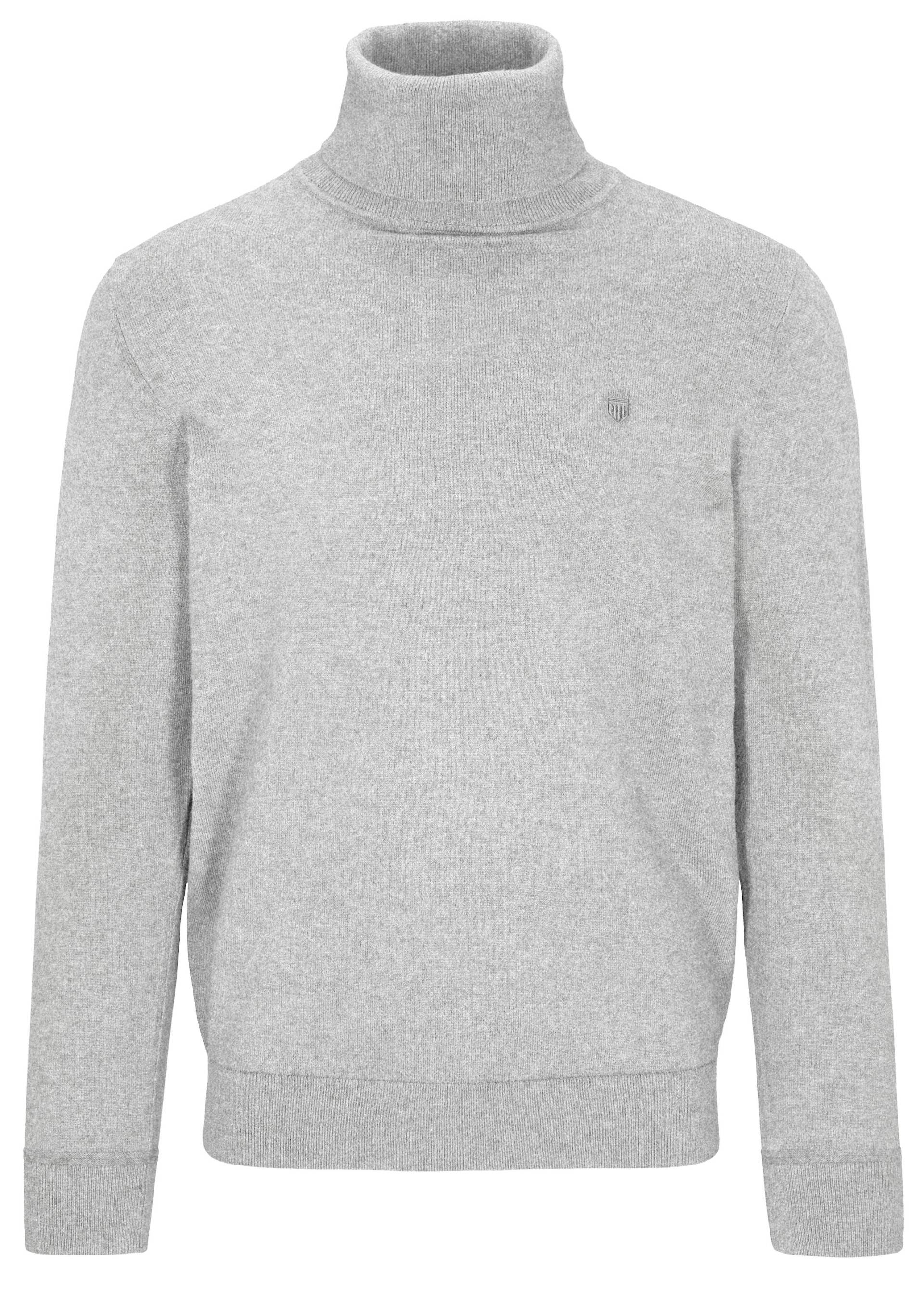 BASEFIELD - Rollkragen Pullover light grey mel. - Gr. - 3XL von BASEFIELD