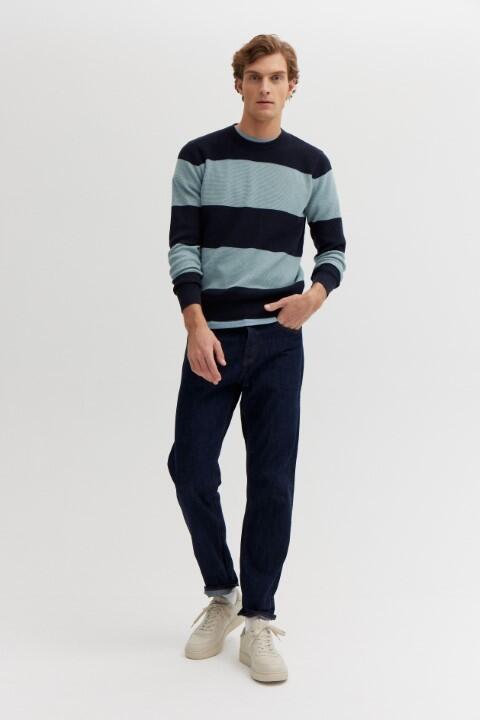 BASEFIELD - Rundhals Pullover arctic grey - Gr. - S von BASEFIELD