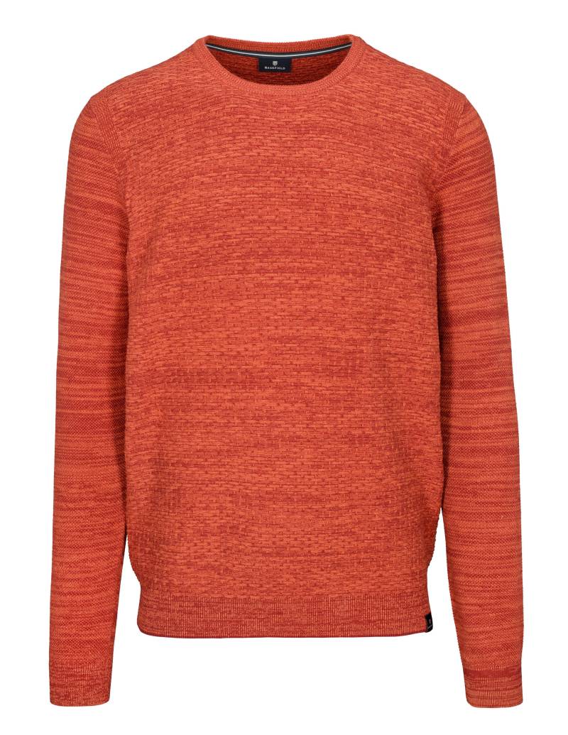 BASEFIELD - Rundhals Pullover autumn red - Gr. - XXL von BASEFIELD