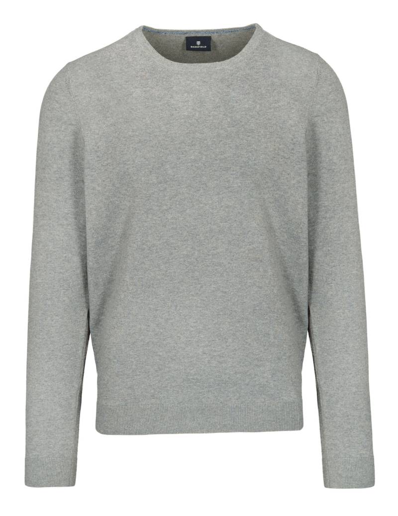 BASEFIELD - Rundhals Pullover grey mel. - Gr. - XXL von BASEFIELD
