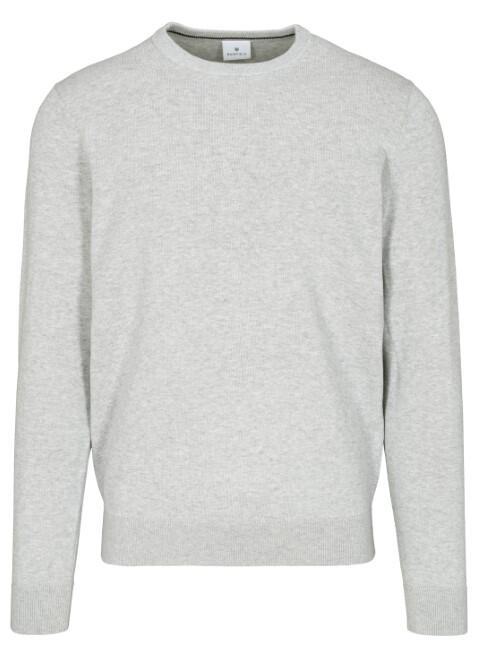 BASEFIELD - Rundhals Pullover light grey mel. - Gr. - XXL von BASEFIELD