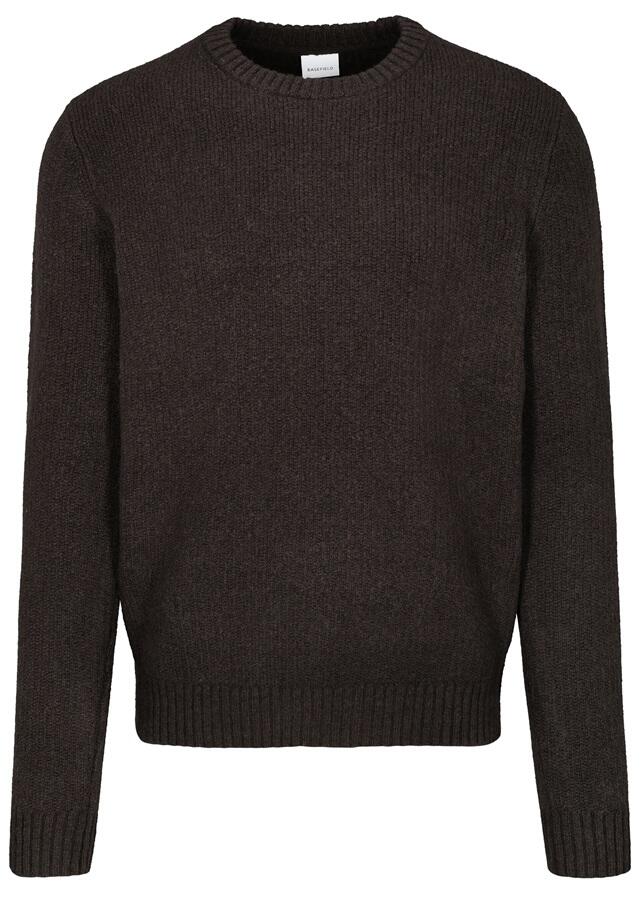 BASEFIELD - Rundhals Pullover mocca - Gr. - L von BASEFIELD