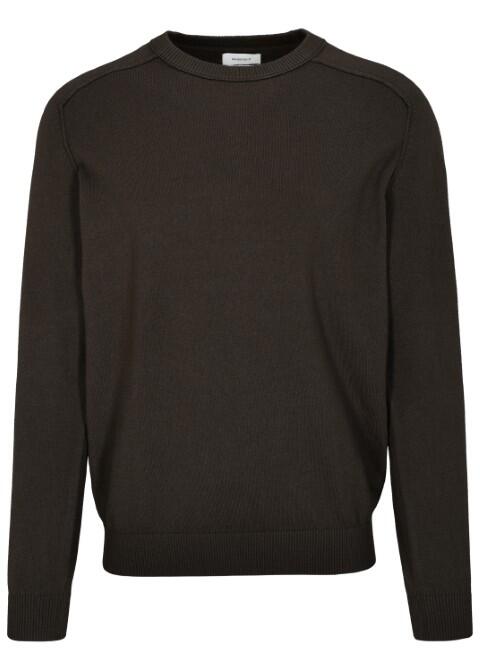 BASEFIELD - Rundhals Pullover mocca - Gr. - M von BASEFIELD