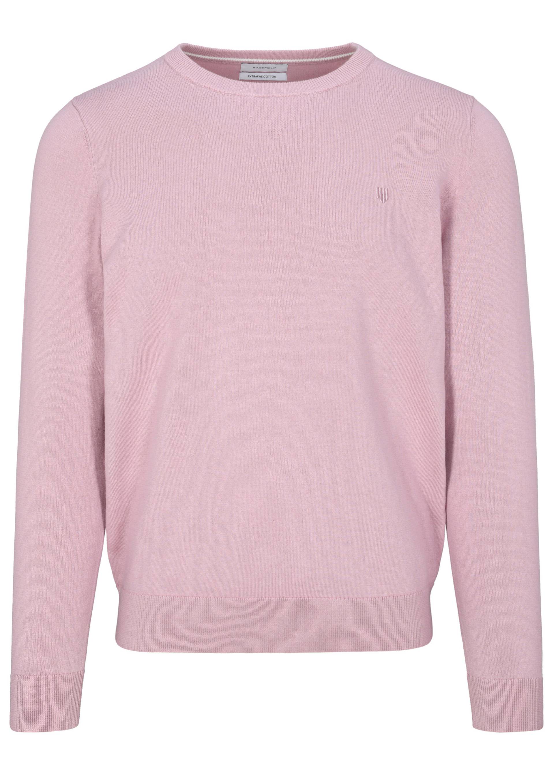 BASEFIELD - Rundhals Pullover muted rose - Gr. - XL von BASEFIELD