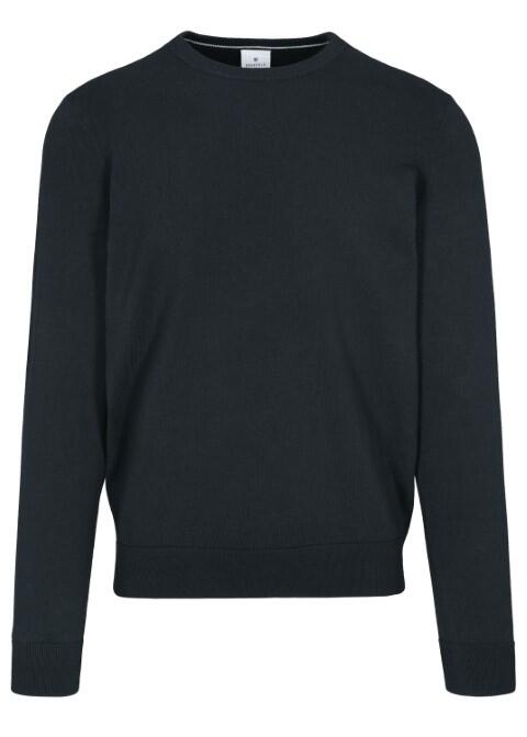 BASEFIELD - Rundhals Pullover night blue - Gr. - L von BASEFIELD