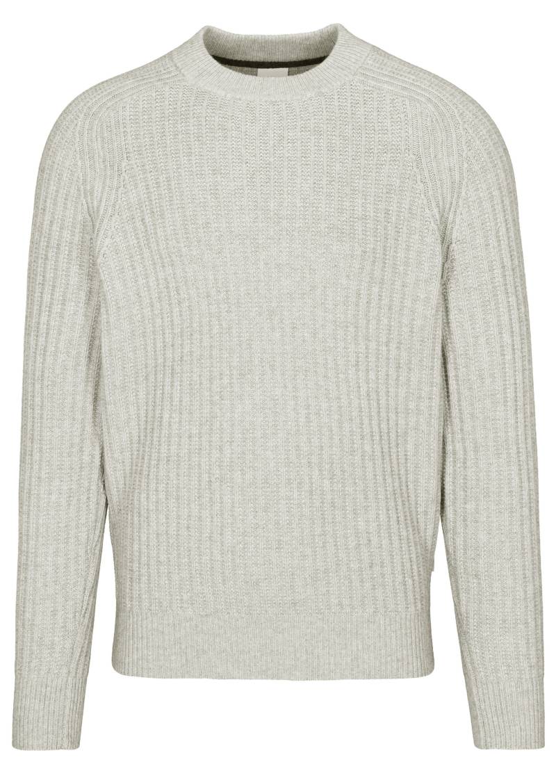 BASEFIELD - Rundhals Pullover oat grey mel. - Gr. - 3XL von BASEFIELD