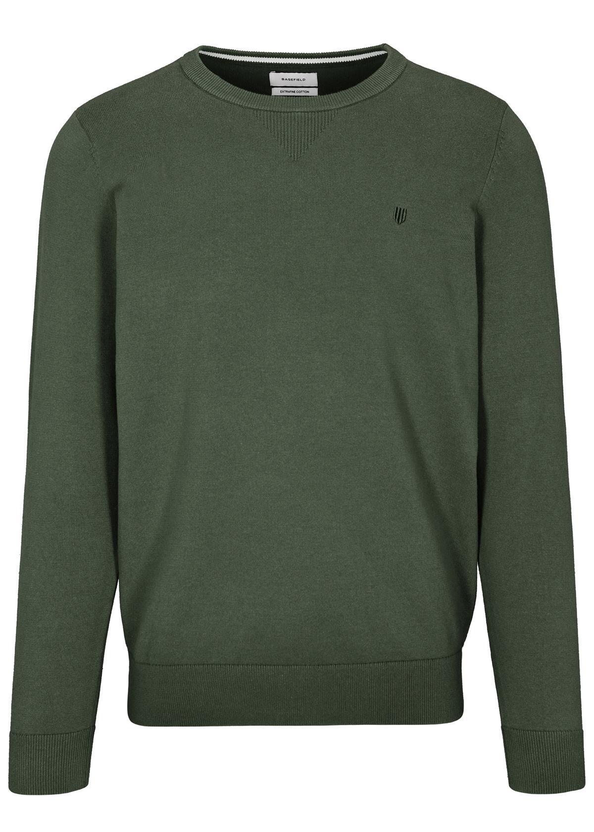 BASEFIELD - Rundhals Pullover pine tree - Gr. - L von BASEFIELD